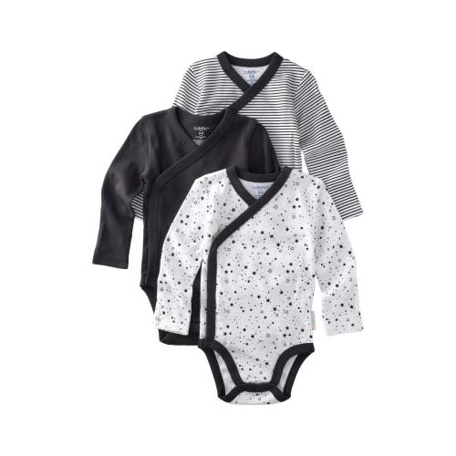 Sterling Side Snap Organic Cotton Assorted 3-Pack Bodysuits