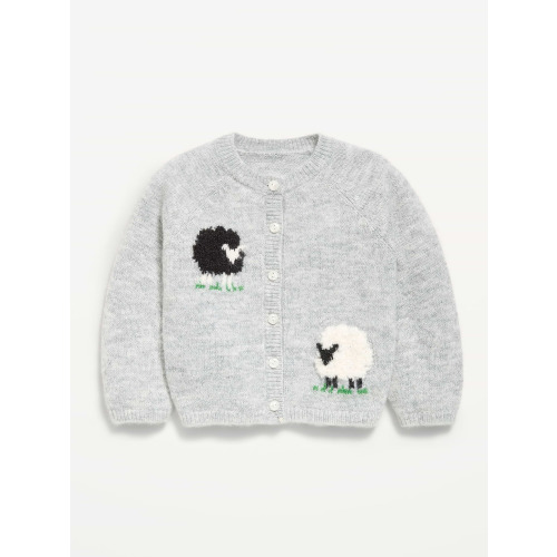 Graphic Cardigan Sweater for Toddler Girls
