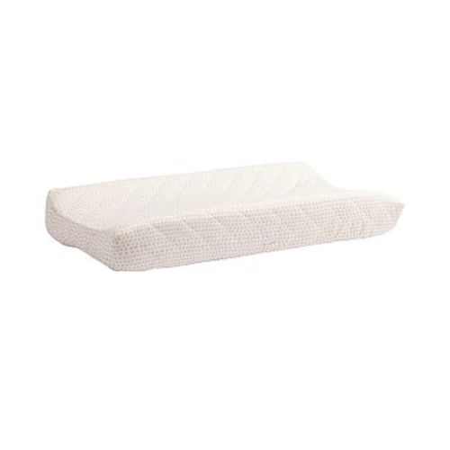Falling Dot Quilted Changing Pad Cover , Changing , Blush