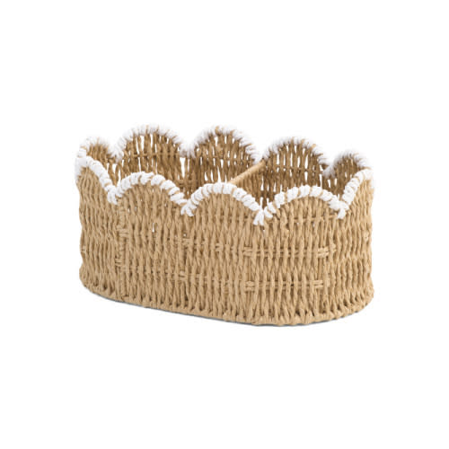 5.5in Two Section Scalloped Oval Bin | Kids' & Baby Room | Marshalls