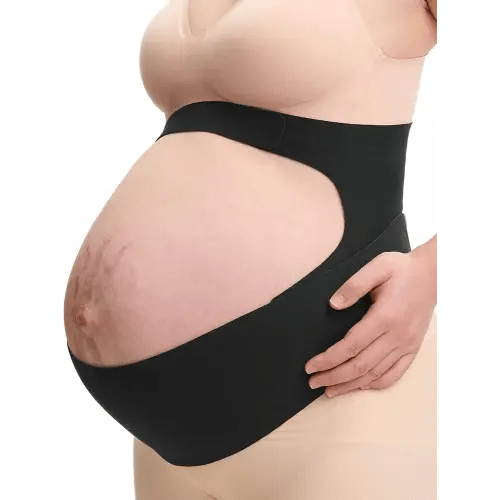 Momcozy Pregnancy Belly Band, CozySupport Ergonest Maternity Belly Band, Invisible Pregnancy Belt for Back, Abdomen, Waist