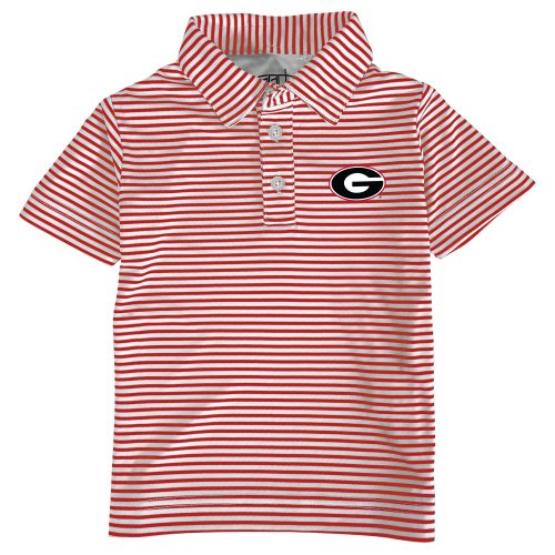 Georgia Bulldogs Garb Toddler Carson Polo - Red/White