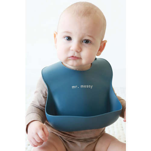 Silicone Baby Bib | Mr. Messy