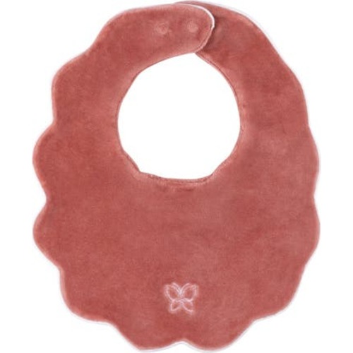 Velour Embroidered Bird & Butterfly Collection - Bib