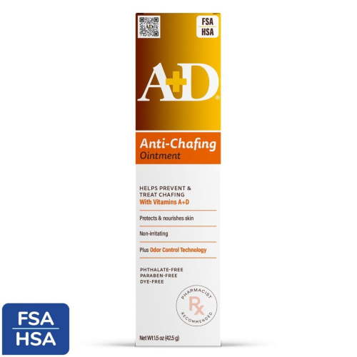 Title: A+D Anti-Chafing Ointment – Helps protect & treat skin irritation from friction or chafing – 1.5 oz.