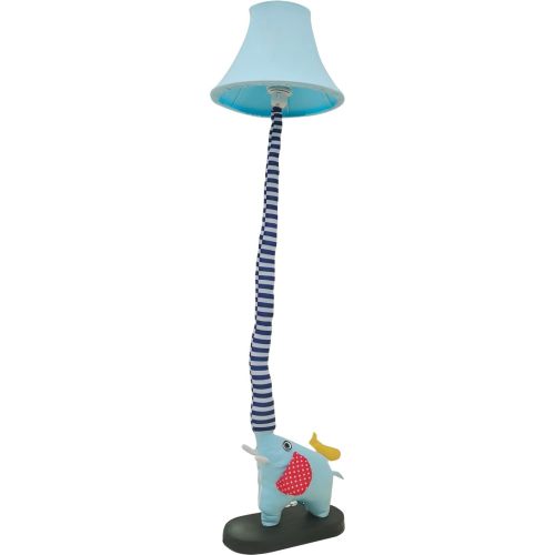 HERBESTBAY Floor Lamp, Blue Elephant Creative Design Modern Floor Lamp for Bedroom, 51 Inch Tall Hand-Stitched Toy Standing Lamp, Floor Lamps for Living Room Come with an E26 LED Bulb (Blue Elephant)