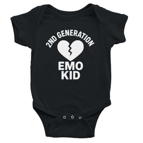 2nd Generation Emo Kid Broken Heart - Onesie – ElderEmo.com