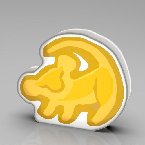 Amazon.com: Allenjoy Yellow Cartoon Lion Night Light Desk Lamp - Wall Mountable LED Lightbox Sign, Home Office Room Decor, Gifts for Kids Teens Men Women Fans