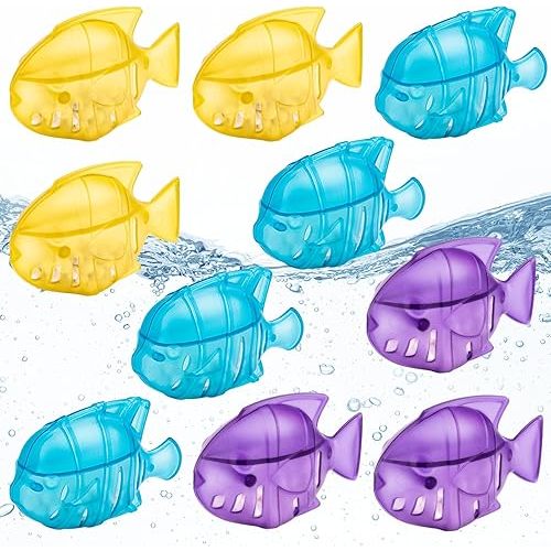 Leemone Humidifier Cleaning Fish for Humidifiers & Fish Tanks, 10 Pack Humidifier Cleaner, Purifies Water, Prevents Hard Water Build Up, Eliminates White Dust Odours
