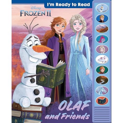 Disney Frozen 2 - I'm Ready to Read with Olaf and Friends - PI Kids (Play-A-Sound) Hardcover – Sound Book, October 15, 2019