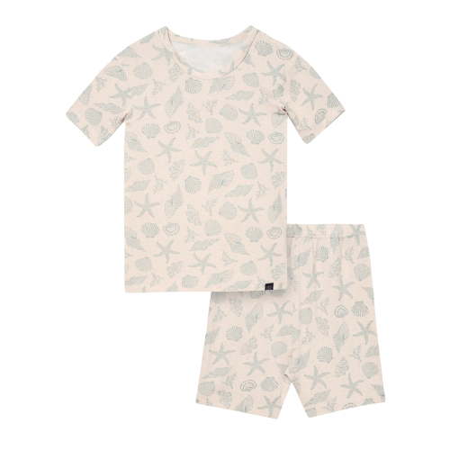 Modern Moments by Gerber Toddler Neutral Super Soft Americana Pajama Short Set, 2-Piece, Sizes 12M-5T