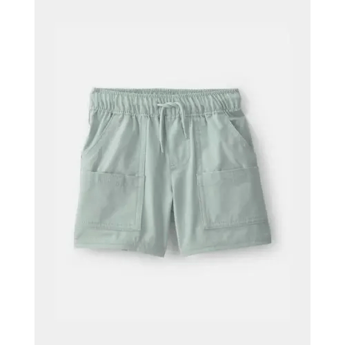 Baby Boy Poplin Drawstring Utility Shorts - Green - OshKosh B'gosh | Carter's