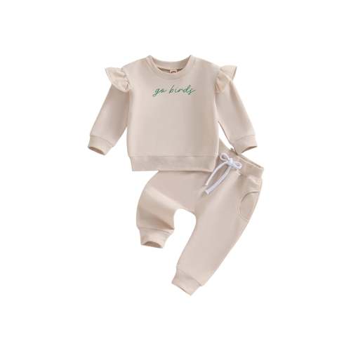 Beige Ruffle GO BIRDS – Buoy & Babe