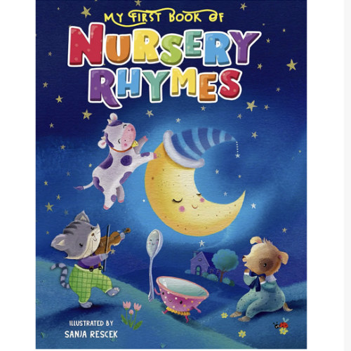 My First Book of Nursery Rhymes - Children's Padded Board Book - Classics