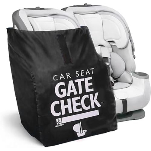 J.L. Childress Gate Check Travel Bag for Car Seats & Infant Carriers, Black