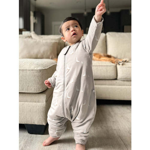 Goose 2.5 TOG Bamboo Viscose Footie Sleep Sack | günamüna