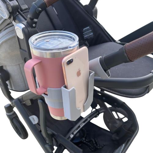 40oz Stanley + Phone Holder For UPPAbaby stroller | UPPAbaby Vista V2 V3 Cup + Phone Combo Holder for Large Stanley Tumbler & Yeti Cups