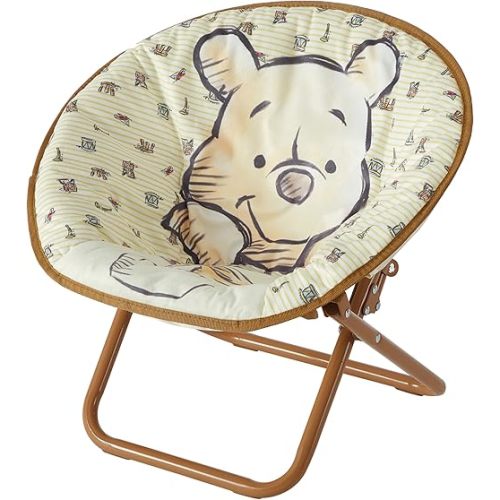 Disney Winnie The Pooh Toddler 19" Folding Saucer™ Chair, Ages 3+