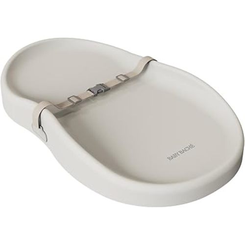 Premium Waterproof Baby Changing Pad – Easy-Clean Foam Surface, Non-Slip Base, Built-in Safety Strap – Comfortable Contoured Design for Newborns & Infants