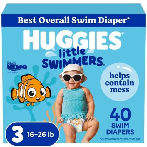 Huggies Little Swimmers Disposable Swim Diapers - Size 3 (Small) - 40ct