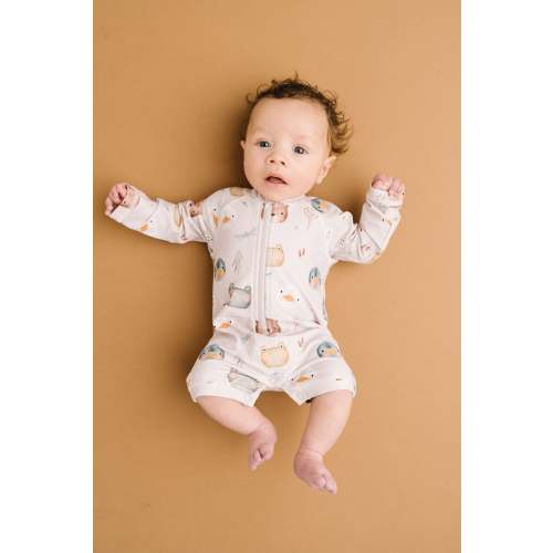 Pond Pals Swim Romper -0-3 months