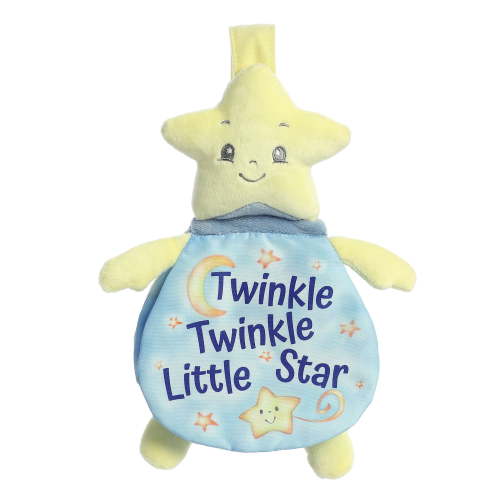 ebba - Small Yellow Story Pals - 10" Twinkle Twinkle Little Star - Engaging Baby Stuffed Animal