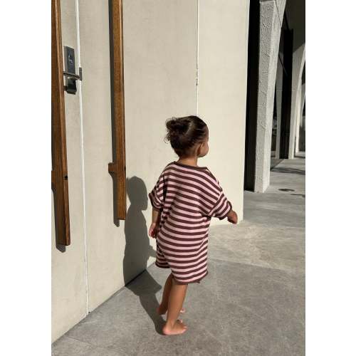 Chocolate/Rose Pink Knit Romper – MYLA JANE