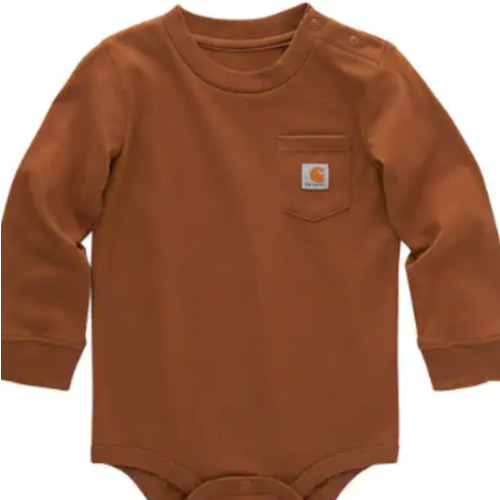 Kids' Long-Sleeve Pocket Bodysuit | Shop all Boys | Carhartt