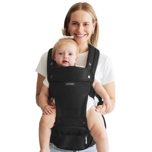 Momcozy 2-in-1 Hip Seat and Baby Carrier - Black