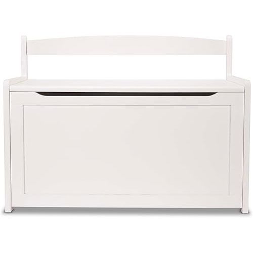 Melissa & Doug Toy Chest, Wooden Toy Storage Box with Safety-Hinged Lid, Kids Toys Storage Organizer for Playroom, Bedroom, & Montessori Classroom Furniture for Boys & Girls Ages 3+