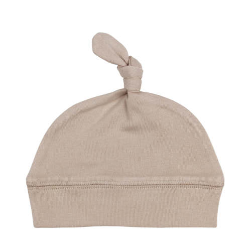 Organic Knotted Hat in Oatmeal – L'ovedbaby
