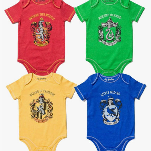 Harry Potter Baby 4 Pack Bodysuits Newborn to Infant