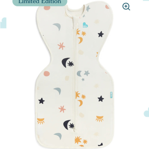 Swaddle Up™ 1.0 TOG Organic Cotton Buff Lunar