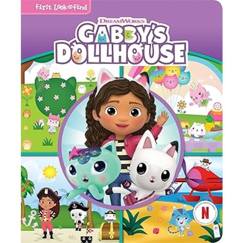 DreamWorks Gabby's Dollhouse - First Look and Find Activity Book - PI Kids