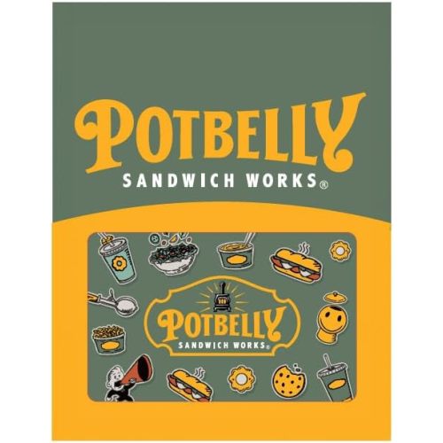 Potbelly Physical Gift Card - $50
