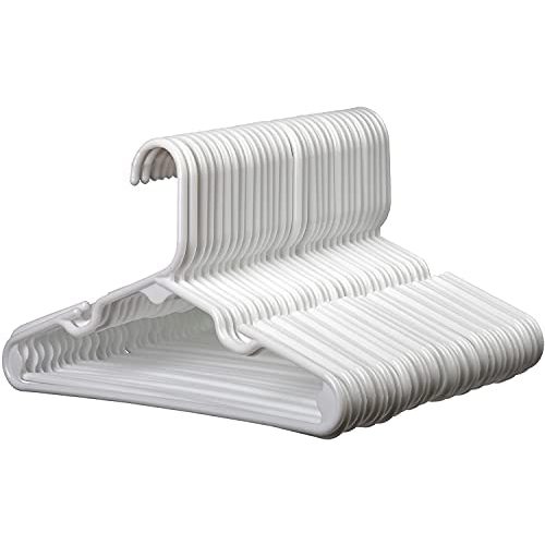 1InTheHome White Nursery Hangers 30 Pack for Baby, Toddler, Kids, Children (30 Pack)