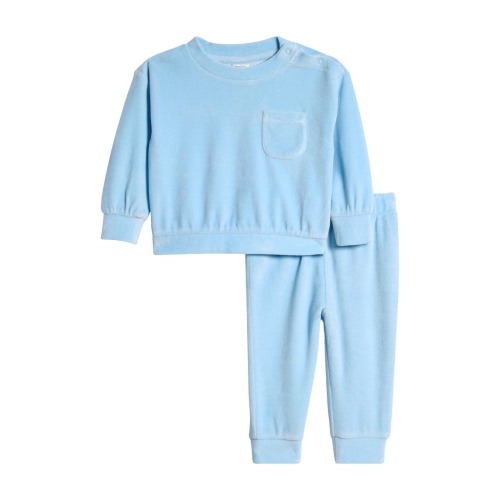 Velour Top & Joggers Set