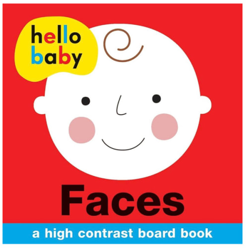 Hello Baby: Faces: A High-Contrast Board Book