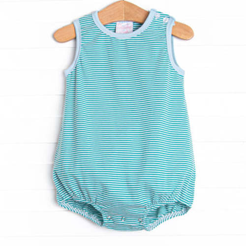 Georgie Bubble, Teal Stripe – Stitchy Fish