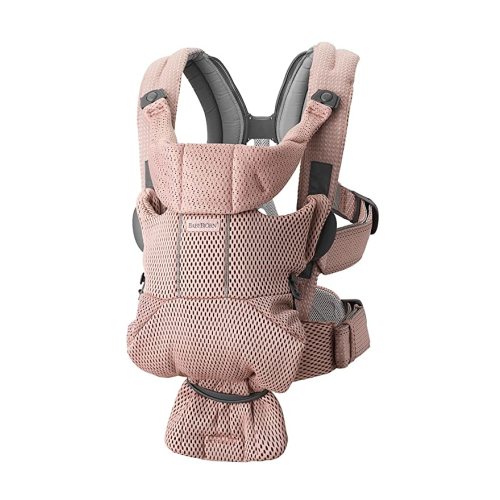 BabyBjörn Baby Carrier Free, 3D Mesh, Dusty Pink