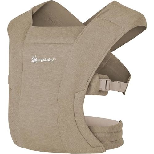 Ergobaby Embrace Newborn Baby Carrier for Infants 0-12 Months (7-25 lbs) - Ergonomic 2-Position Infant Carrier with Head and Neck Support, Hip-Healthy Positioning - Olive