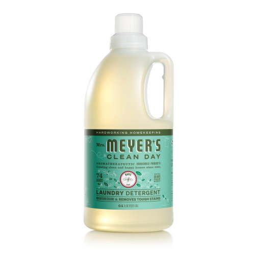 Mrs. Meyer's Clean Day Laundry Detergent, Basil Scent, 64 fl oz