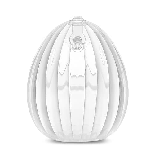 haakaa Wearable Silicone Breast Pump, Hands Free Manual Breast Pump, Passive Breast Milk Collector Shell, Portable & Soft, 2.5oz/75ml, 1 PC