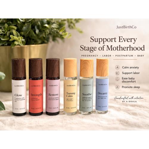 Pregnancy, Labor, Postpartum & Baby Essential Oil Roller Set