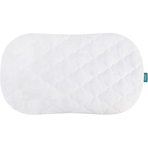 Bassinet Mattress Cover Compatible with Halo Bassinest Swivel Sleeper Bassinet Mattress Only, Waterproof and Soft White