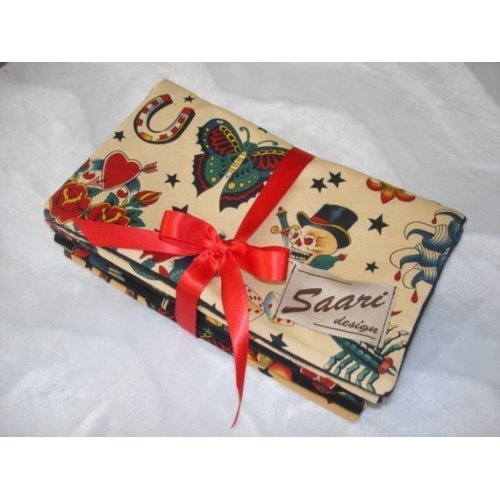 Vintage Tattoo Burp Cloth  Baby Shower Gift  Punk Rock Baby