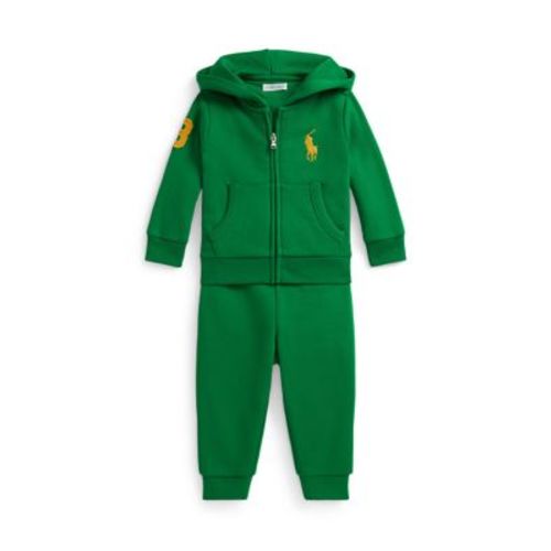 Baby Boys Big Pony Fleece Hoodie & Jogger Pant Set