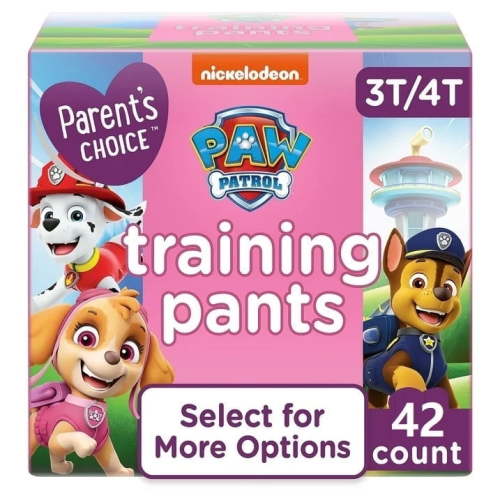 Paw Patrol Training Pants for Girls, 3T/4T, 42 Count (Select for More Options)