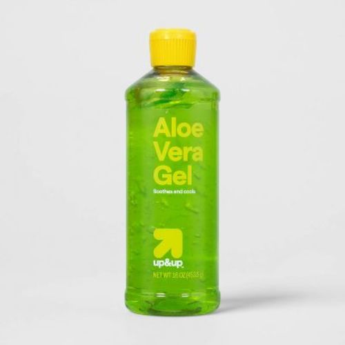 Green Aloe Vera Gel -16oz - up&up™: Whole Body After Sun Treatment, 16oz, Gel Form