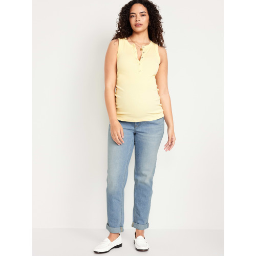 Maternity Full-Panel Wow Boyfriend Jeans